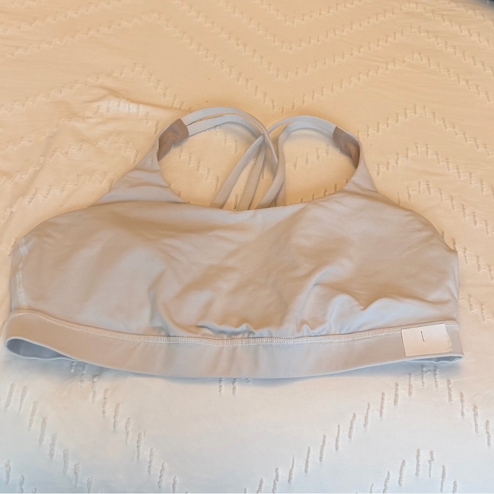 lululemon athletica off white Crossback Sports Bra